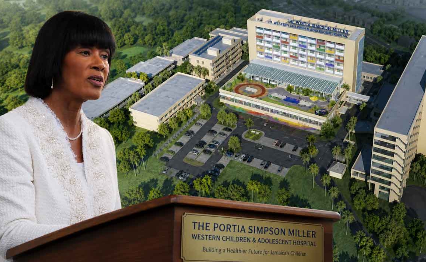 Prime Minister Andrew Holness announced Monday that the Western Children and Adolescent Hospital in Montego Bay will bear the name of the Most Honourable Portia Simpson Miller — the woman who conceived it.