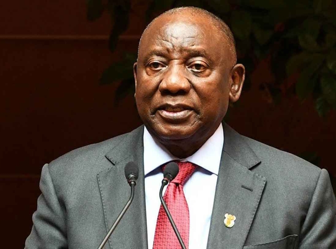 South African President Cyril Ramaphosa 
