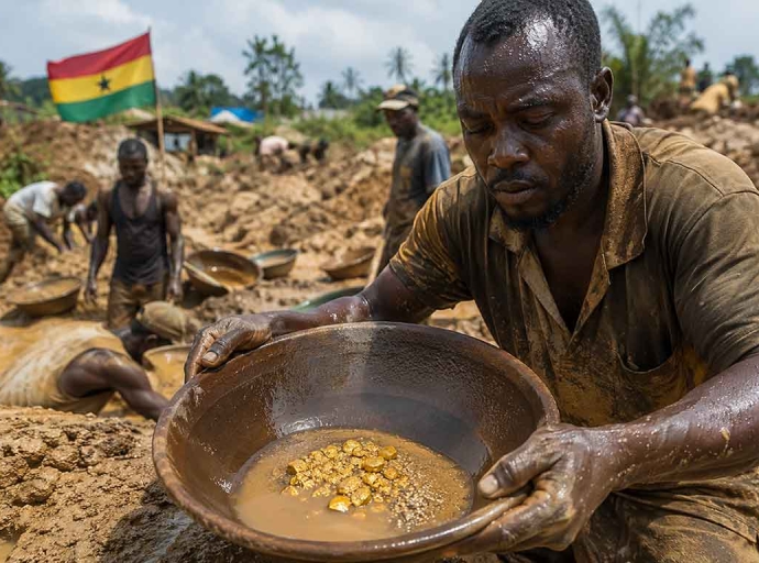 Ghana's small gold miners strike gold again and may have a record year.