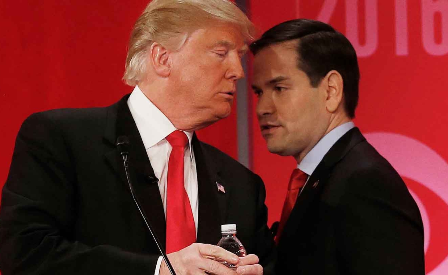 US President Donald Trump and Secretary of State Marco Rubio