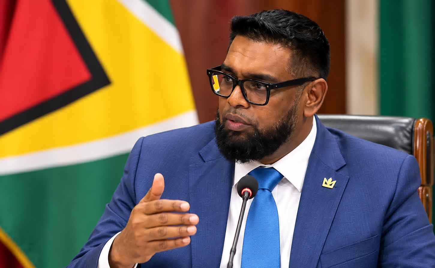 Guyana's President President Dr Mohamed Irfaan Ali 