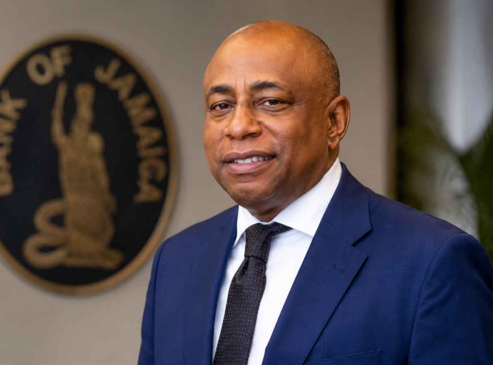 Governor of the Bank of Jamaica Dr. Brian Langrin