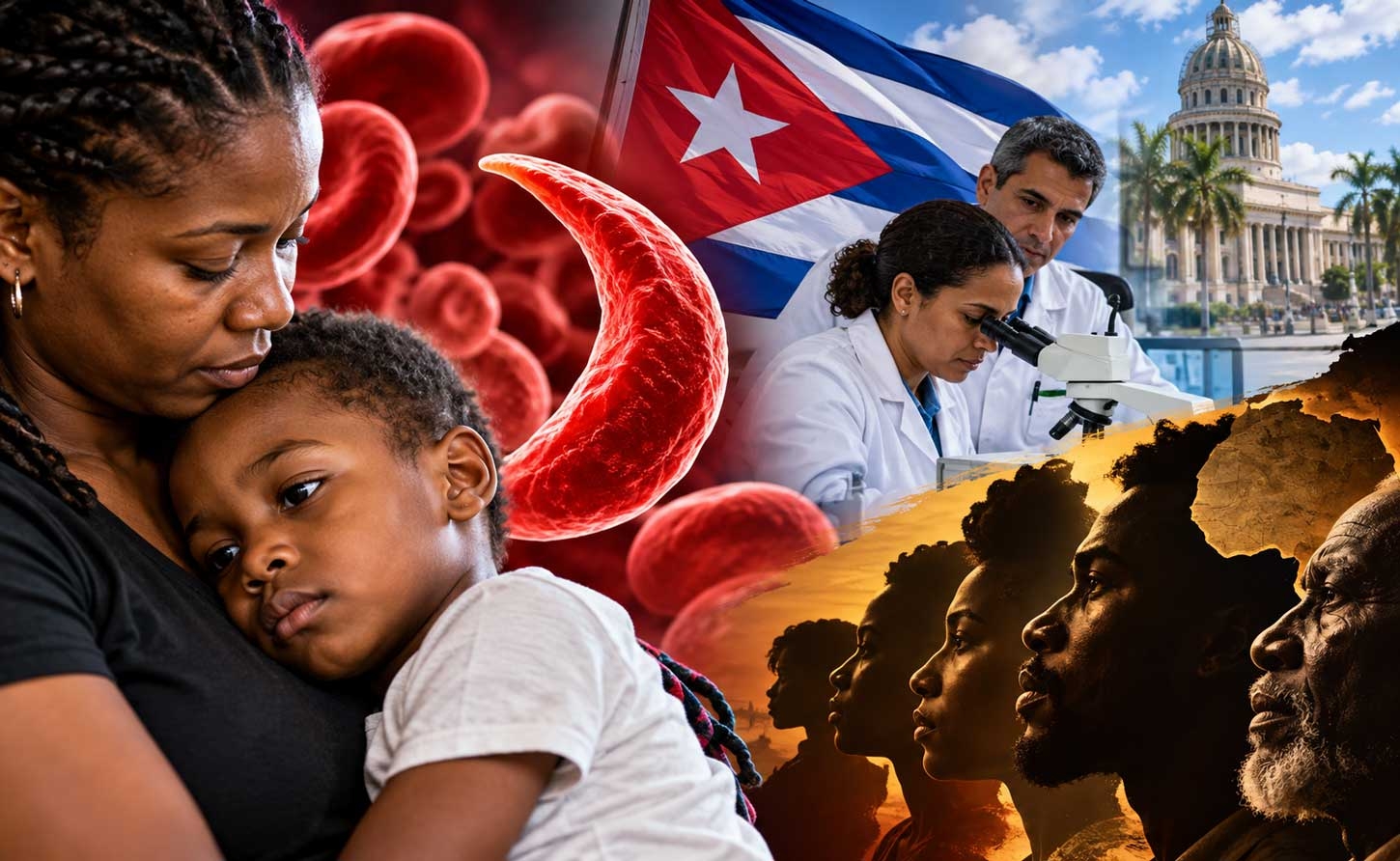 The sickle cell trait evolved as protection against malaria in West and Central Africa; the populations forcibly transported to the Caribbean carried the gene with them. Today, about one in every 150 Jamaican babies is born with sickle cell disease, and roughly one in ten Jamaicans carries the trait. 