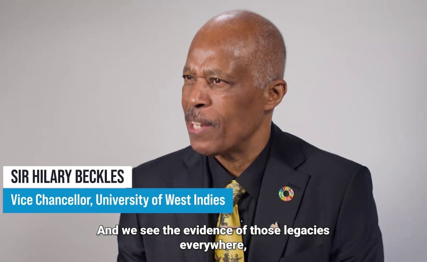 United Nations Caribbean, Sir Hilary Beckles discusses reparations