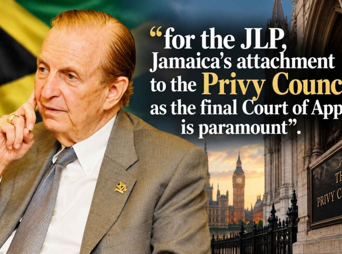 Former JLP leader and former Prime Minister of Jamaica, Edward Seaga who is quoted as saying "for the JLP Jamaica's attachment to the Privy Council as the final court of appeal is paramount".