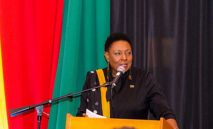 Jamaica’s Minister of Culture, Gender, Entertainment and Sport Ms Olivia Grange
