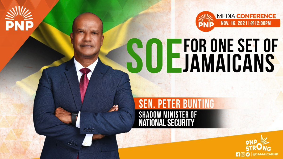 Peoples National Party spokesman on national security, Member of Parliament Peter Bunting argued that the Government is perpetuating a “big lie” by using SOEs to allow the deployment of police and soldiers in adequate quantities in communities where there is a surge in murders.