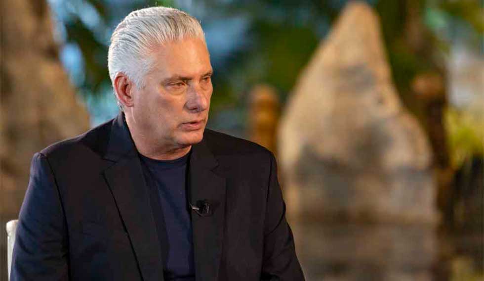 Cuban President President Miguel Díaz-Canel says the clear and absolute truth is that Cuba does not sponsor terrorism, but has been a victim of it