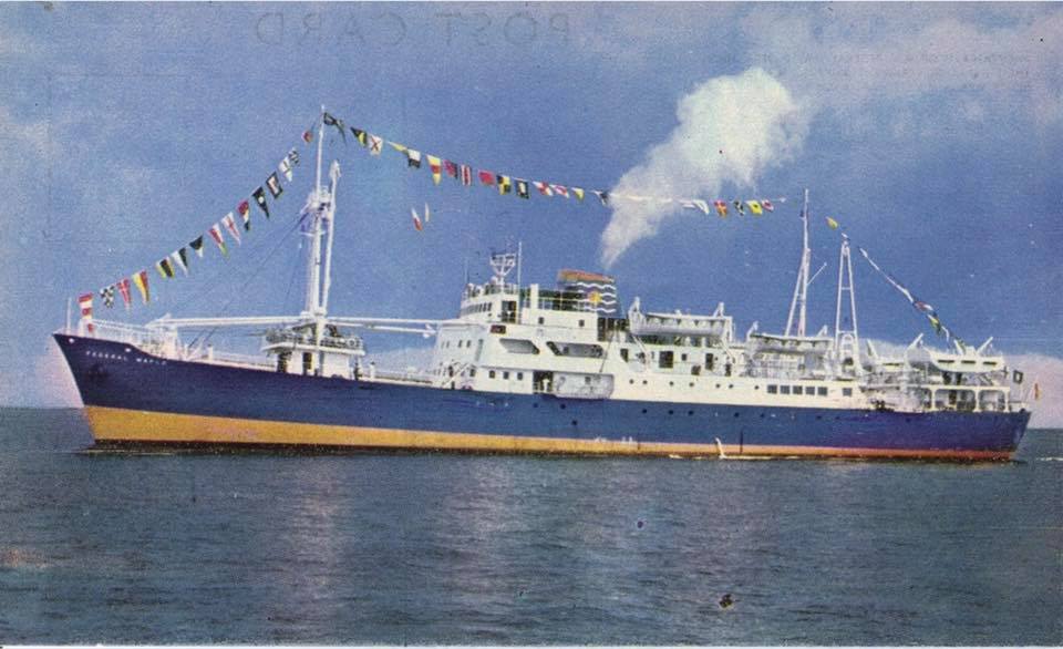 The Federal Maple one of two ships donated by the Government of Canada to the West Indies Fereration effort.