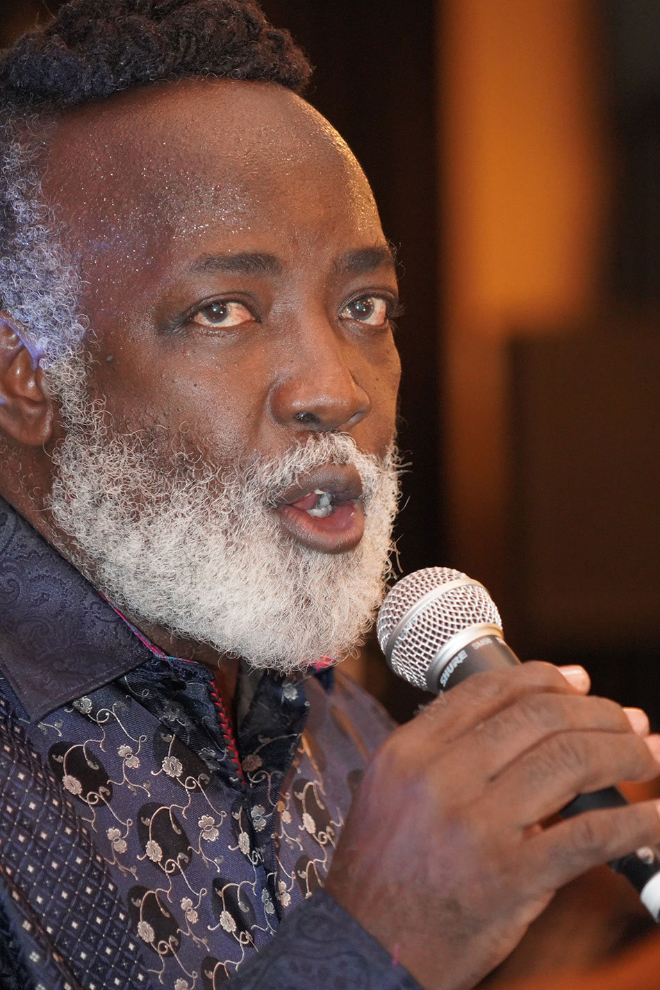 Freddie McGregor is one of reggae’s most durable and soulful singers. Here is is performing after being awarded at the Icon Awards in Florida in February 2020 | Calvin G. Brown Photo