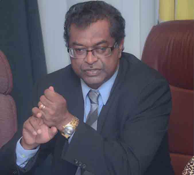 Leader of the Alliance for Progress, Khemraj Ramjattan