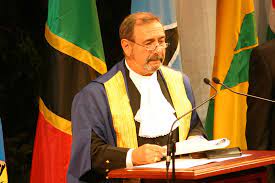 The inaugural president of the Caribbean Court of Justice (CCJ) Hon. Michael de la Bastide 