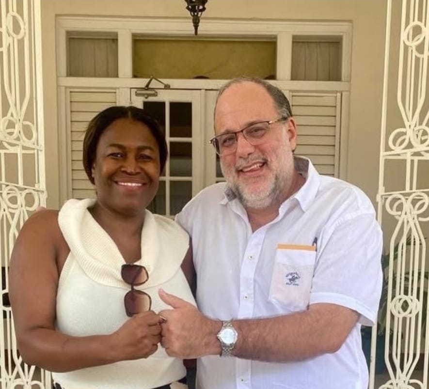 Councillor Tanyalee Williams called on PNP President Mark Golding, her new Comrade Leader, this morning.