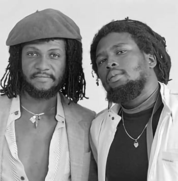  The dynamic duo, Sly Dunbar And Robbie Shakespear