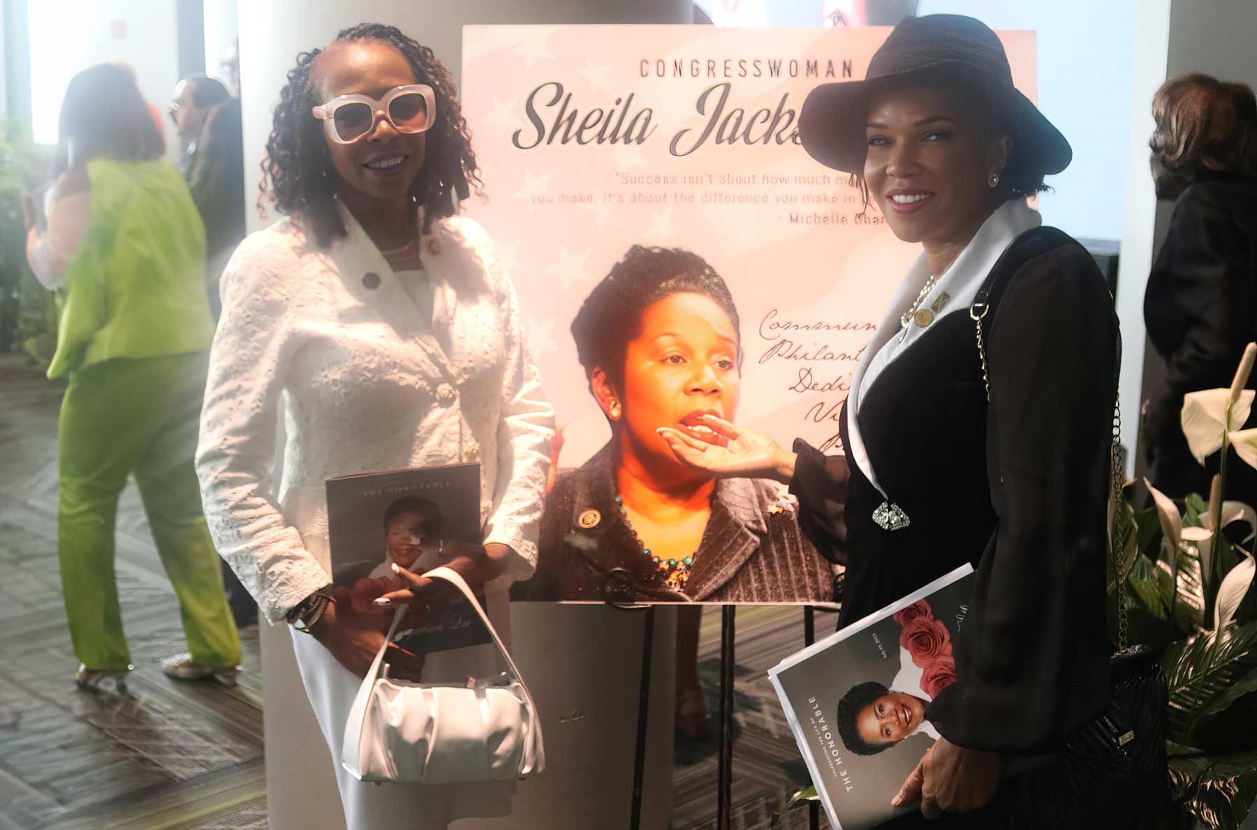 amaica’s Ambassador to the United States Her Excellency Audrey Marks along with US Congresswoman Yvette Clarke pay tribute to former US Congressional Representative Sheila Jackson Lee at her funeral in Houston, Texas on Thursday August 1, 2024. Jackson Lee died July 19, a month-and-a-half after her office announced she had been diagnosed with pancreatic cancer.