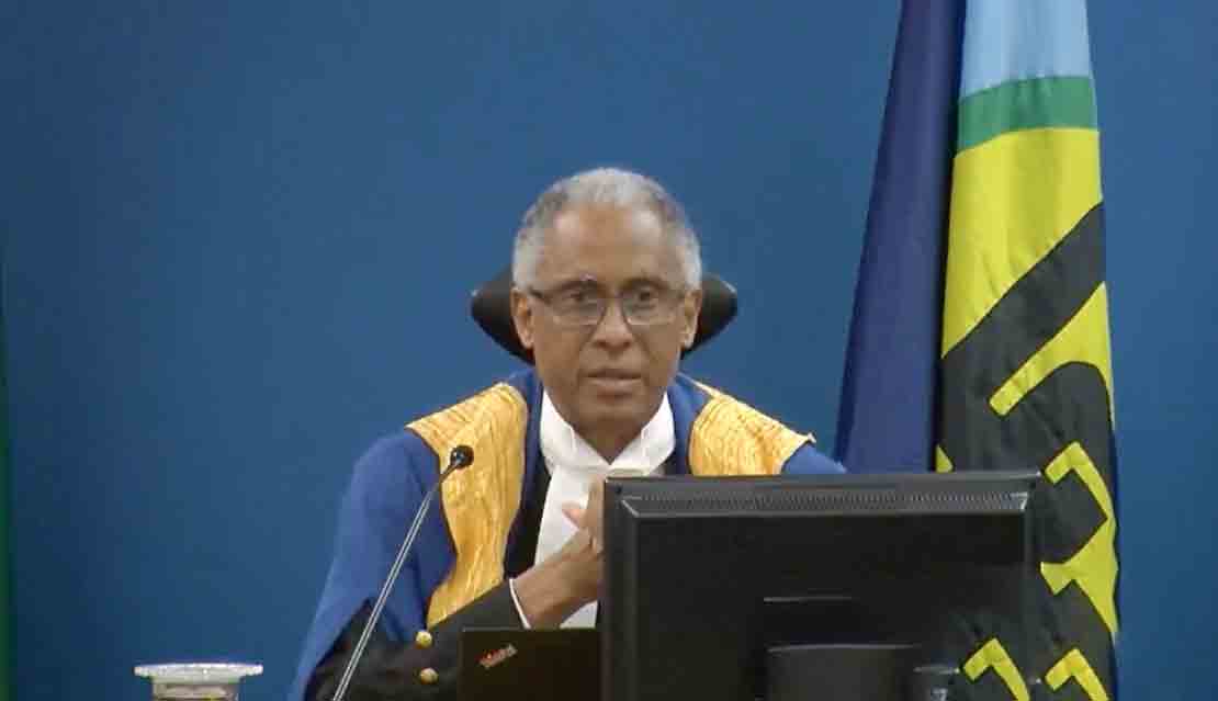 President of the Caribbean Court of Justice, Adrian Saunders