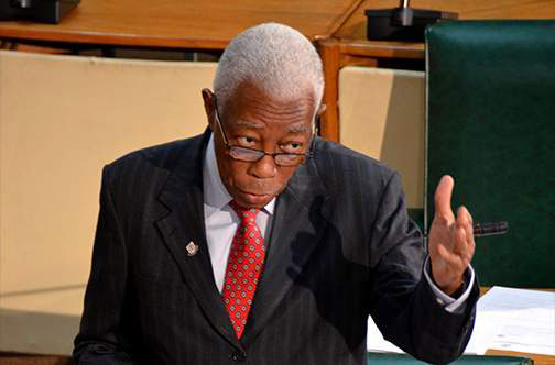 Former Minister of Justice and Attorney General Mr. A. J. Nicholson