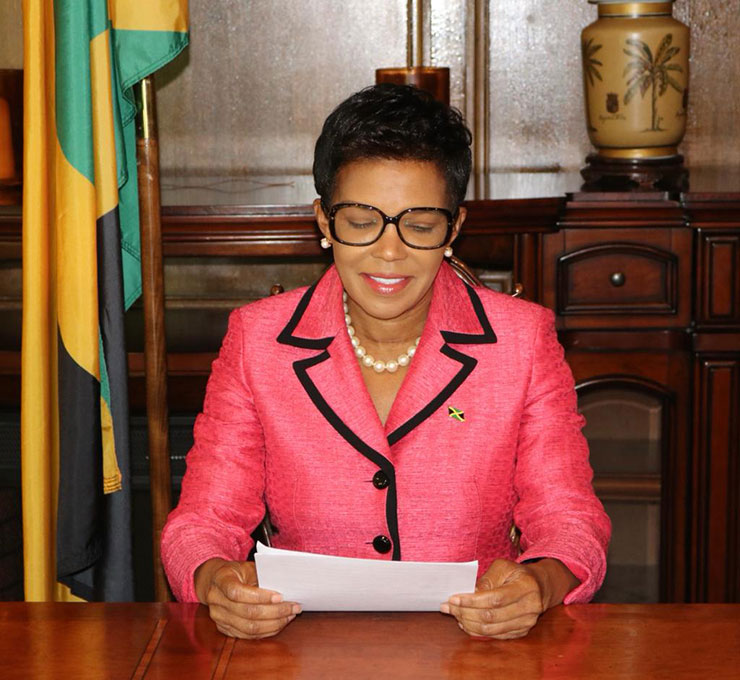 Chair of the OAS Inter American Council for Integral Development, Jamaica’s Ambassador Audrey Marks. | Derrick Scott Photo