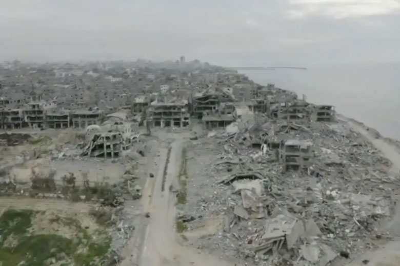 Gaga, bombed to 'smithereens' by the Israeli army 780 hp