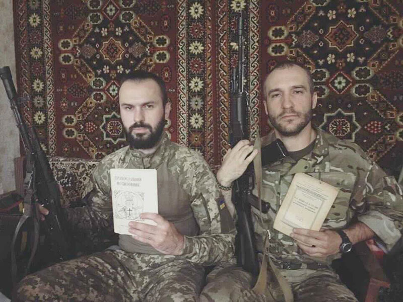 Dmytro Dubas (left) and Bob Marley Squad leader, Dmytro Myhas in 2014. photo: PHOTO: Dmytro Dubas / Bob Marley Squad