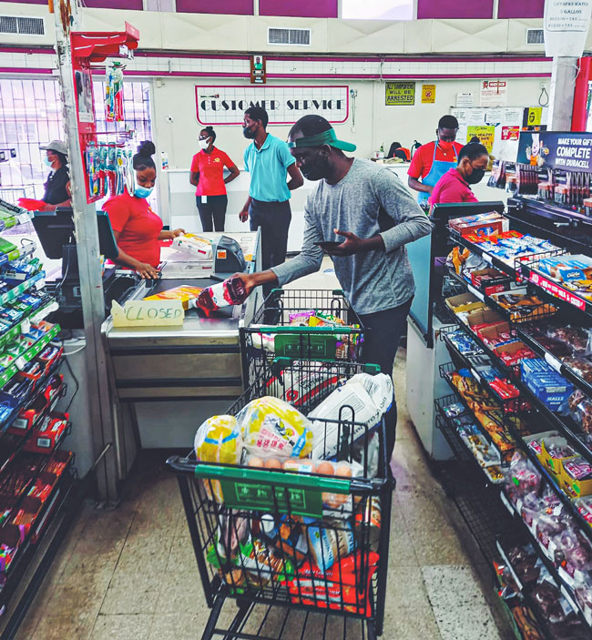 Grocery List, shopping for clients in Jamaica on behalf of loved ones in the Diaspora