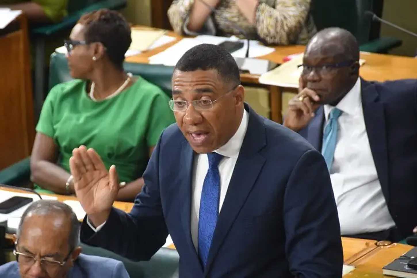 Prime minister Andrew Holness