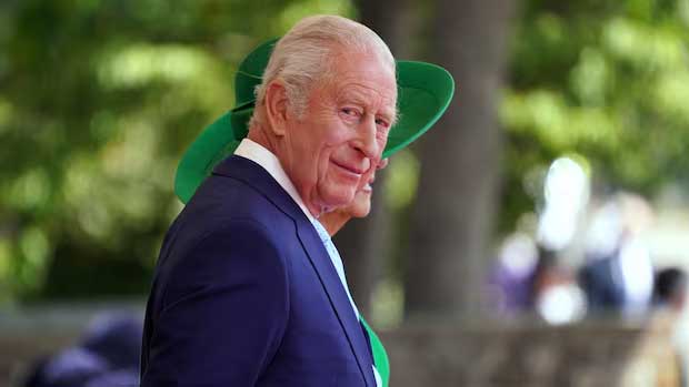 King Charles and Queen Camilla at Windsor Castle on July 8, 2025. (Alberto Pezzali/WPA/Getty Images)