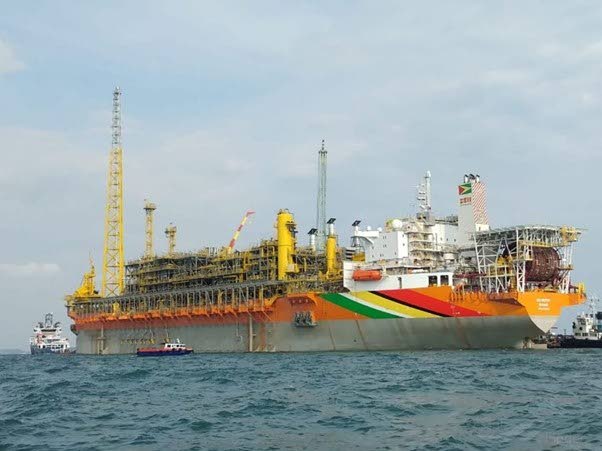 The Liza Destiny floating production storage and offloading (FPSO) vessel