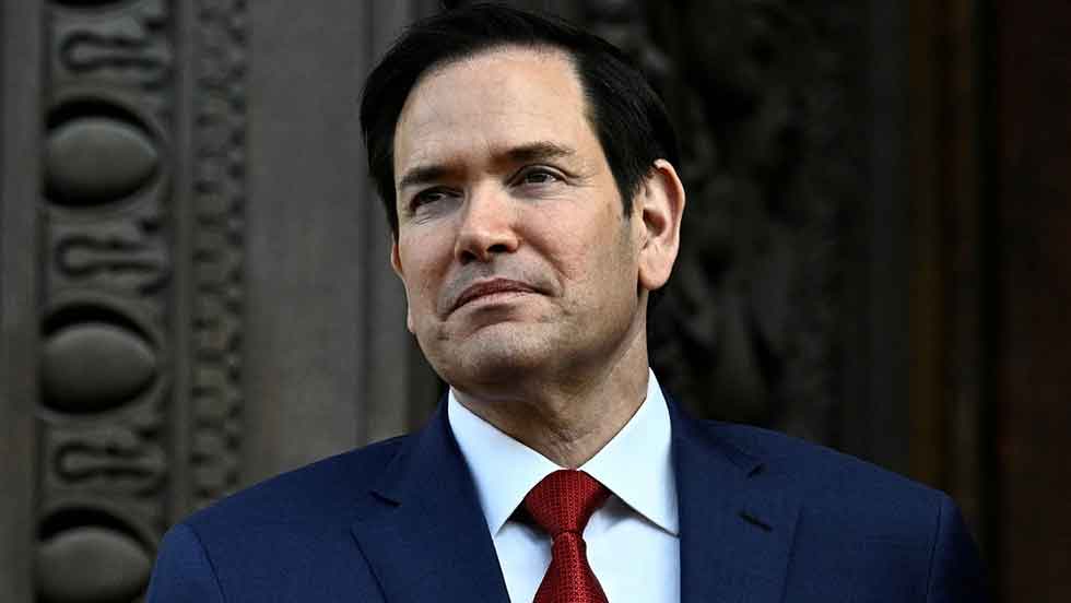 Secretary of State Marco Rubio has said Washington would take away any visa that has previously been issued if students participated in social activism (Julien de Rosa/Reuters)