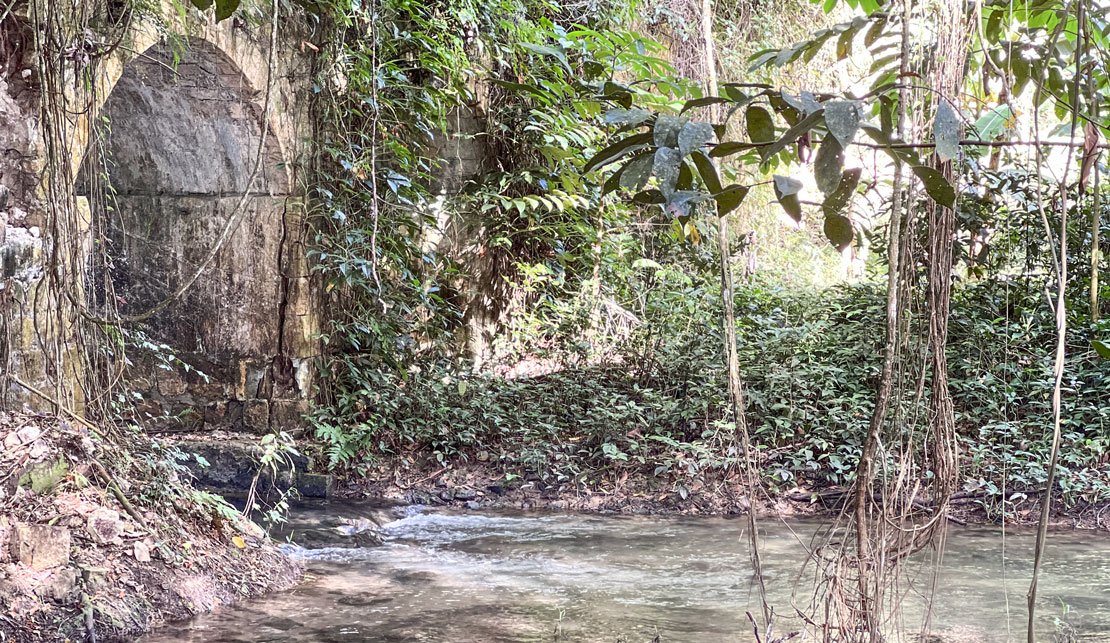 An old slave plantation bridge, built by enslaved Africans across the river in support of the sugar plantations in that area | Calvin G. Brown Photo