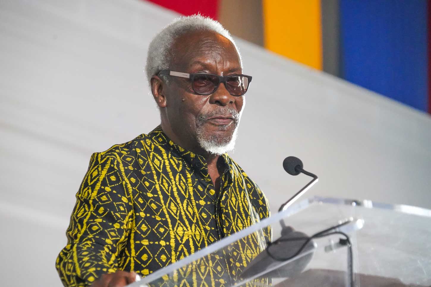 ● The Most Honourable P.J. Patterson, Chairman of the Rex Nettleford Foundation welcomed the members of the audience.
