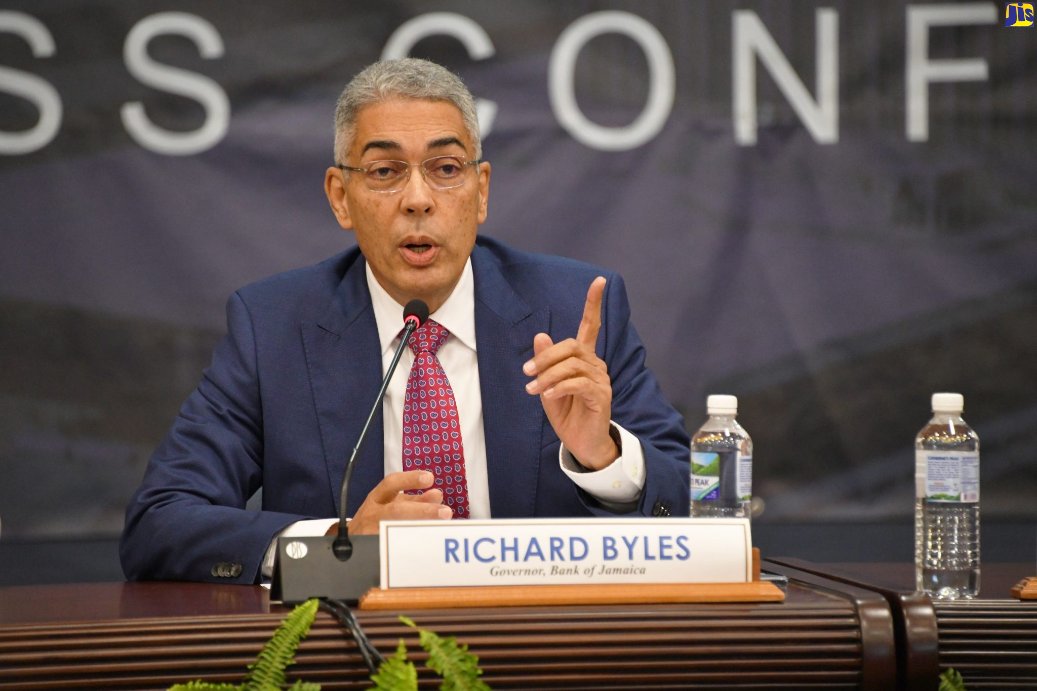 Governor of the Bank of Jamaica Mr. Richard Byles