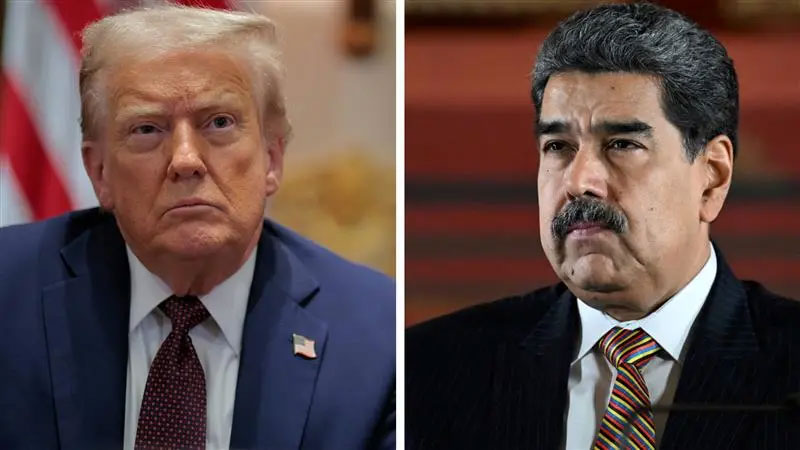 US President Donald Trump and Venezuelan President Nicolas Maduro.