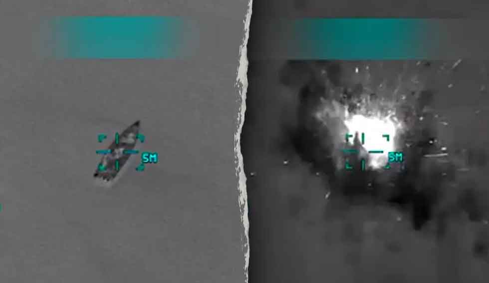 United States Government drone strike on Trinidadian fishing vessell