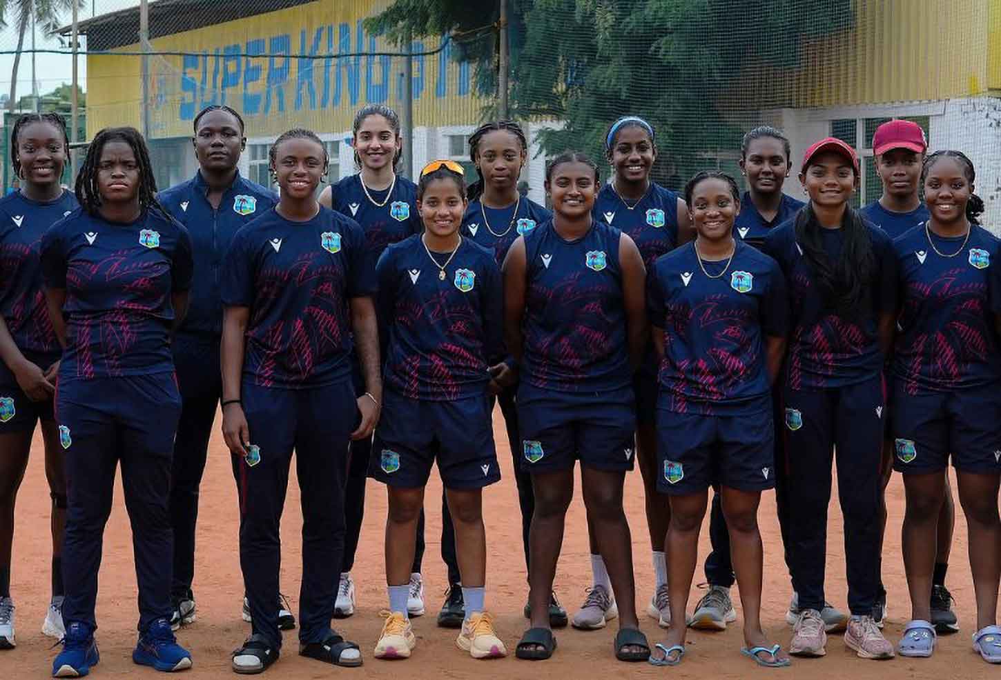 Fifteen of the region’s most promising female cricketers on a specialized training camp at the Super Kings Academy in Chennai, India